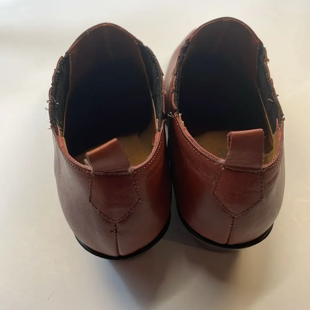 Cougar Brown Leather Pointed Toe Ankle Boots Women’s Sz 8.5 - Picture 4 of 11